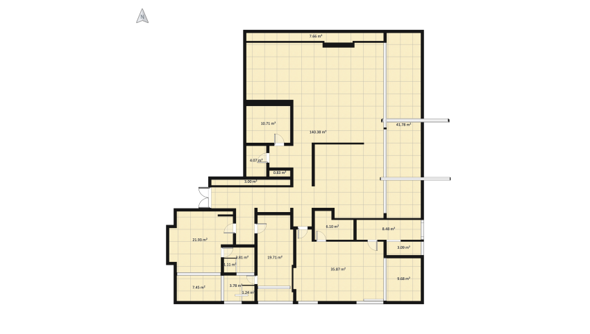 luxe apartment floor plan 368.04