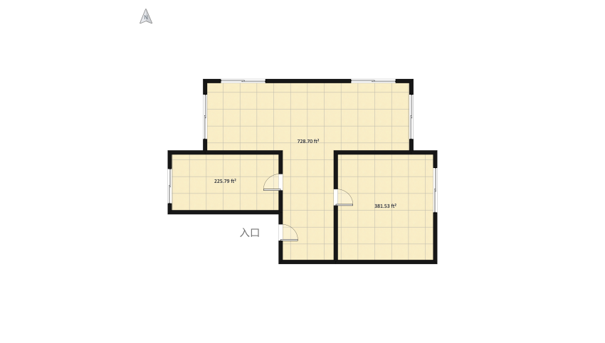 #T-ShapedContest  floor plan 134.87