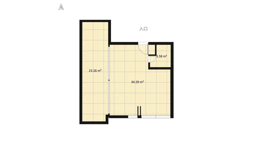 Industrial Interior Design floor plan 67.42