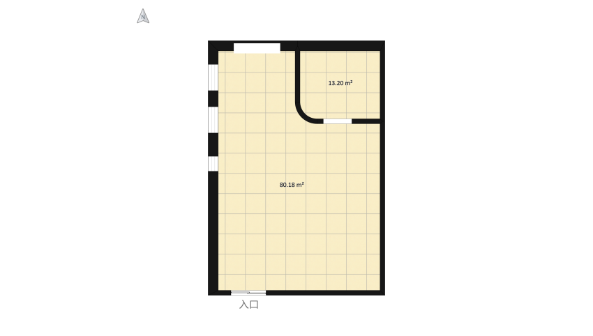 #EmptyRoomContest-Gucci Atelier  floor plan 102.6