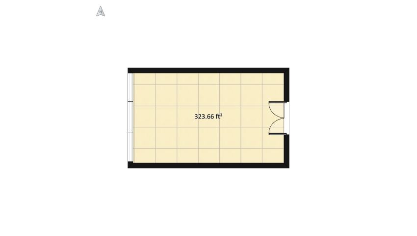 Master's bedroom floor plan 32.85