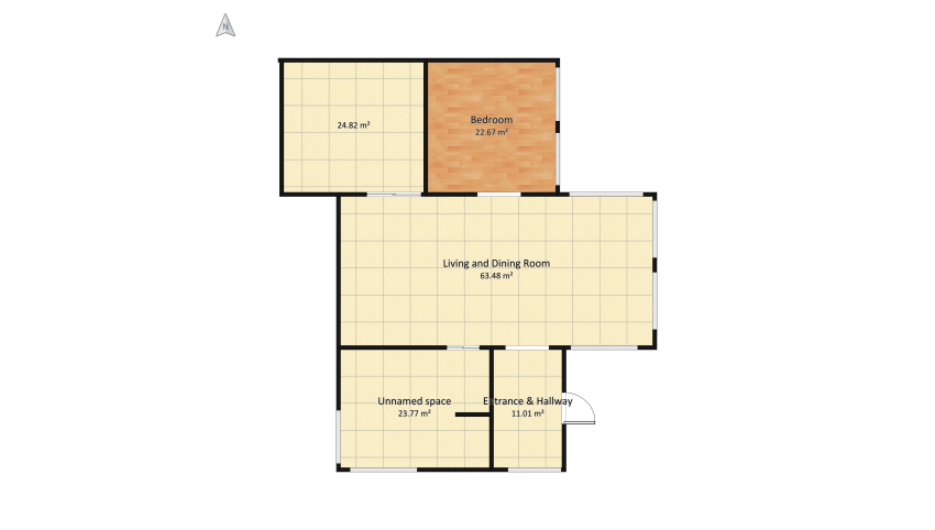 Holiday Cottage floor plan 154.82
