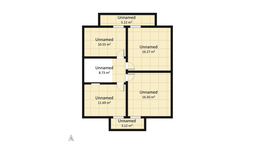 Planinska kuća floor plan 140.66