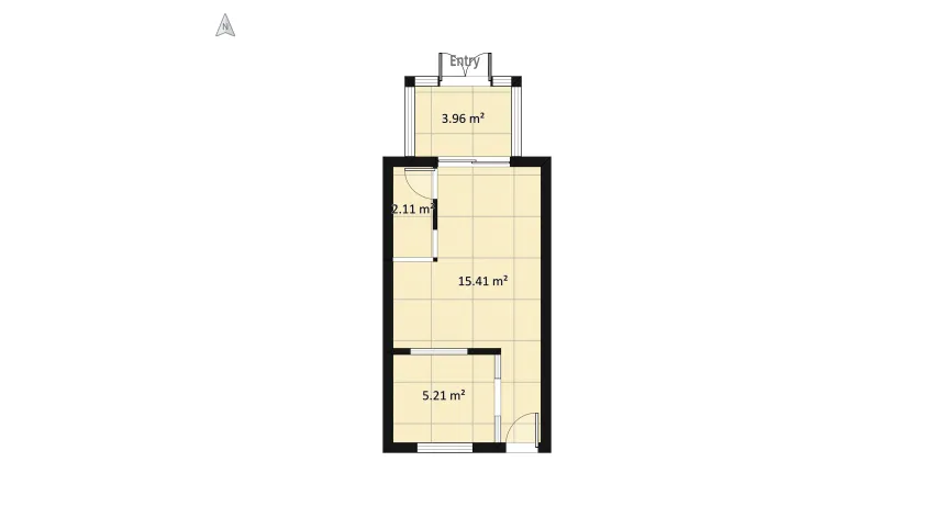 French Style appartment floor plan 31.27