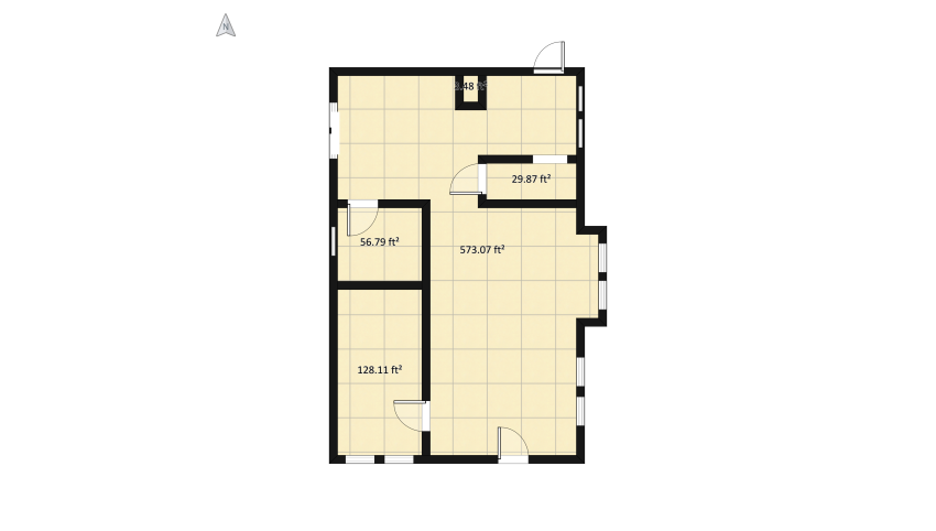 Unsellable house, re-design floor plan 83.25