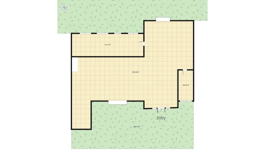 Little Livi's mansion floor plan 1738.89