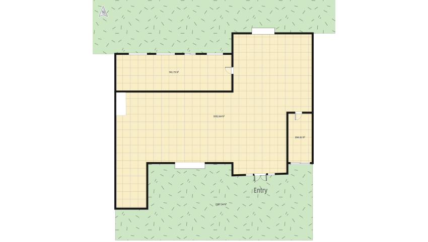 Little Livi's mansion floor plan 1738.89