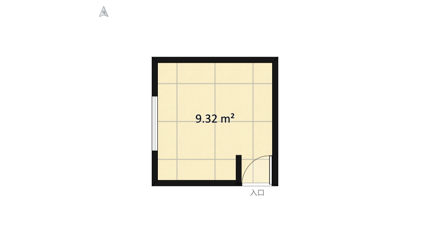 Proyecto Dormitorio Antonella R. floor plan 10.33