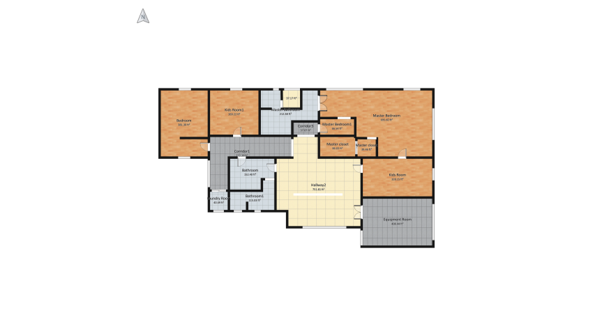 Modern Classic House floor plan 788.41