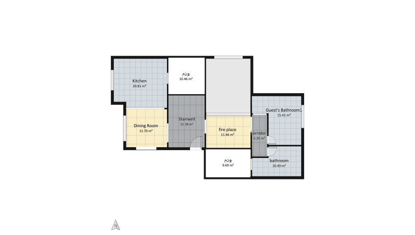 New Rustic villa style floor plan 243.4