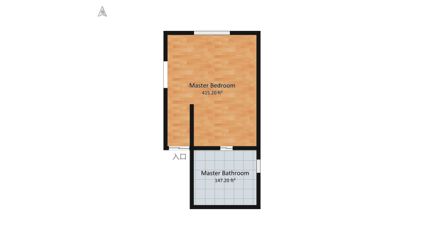 Master Bedroom by Lindoya floor plan 57.8