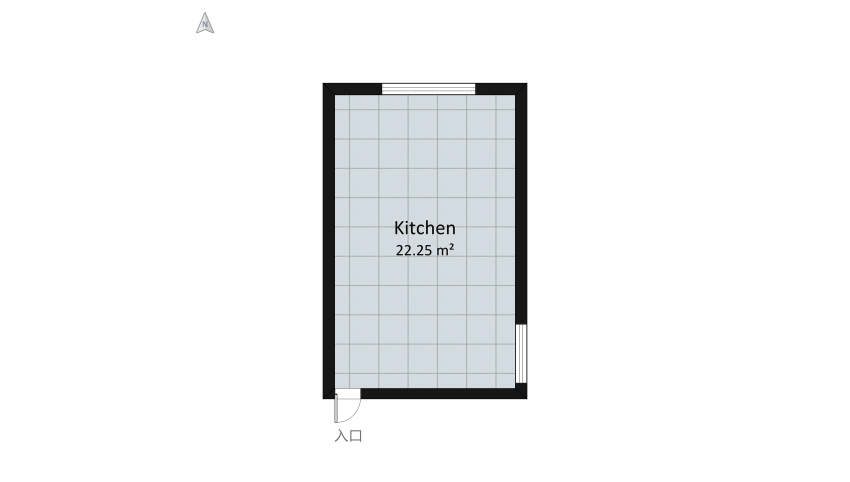 Modern Kitchen floor plan 24.59