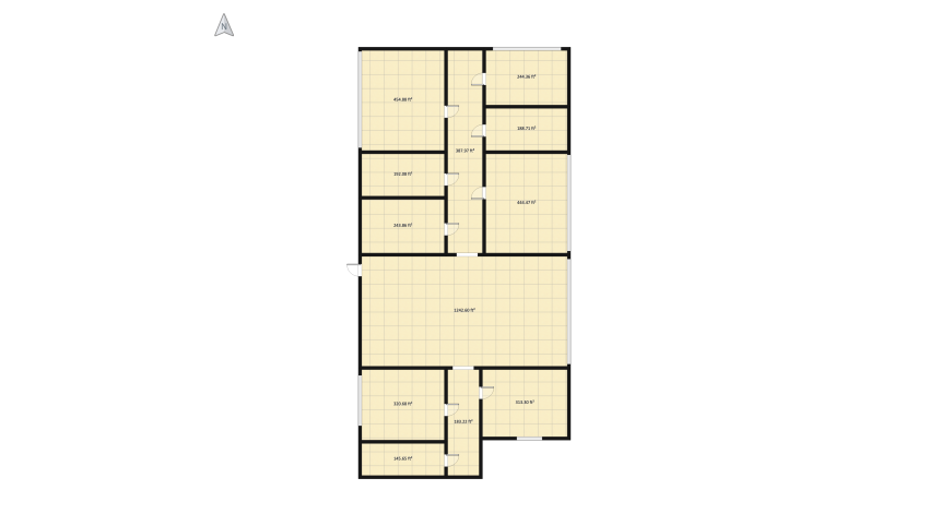 Modern Home floor plan 440.13