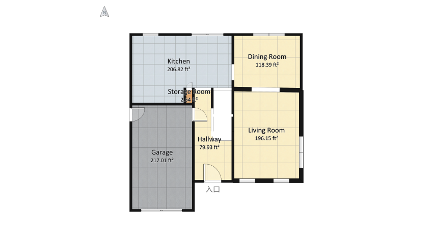 Living Room floor plan 148.22