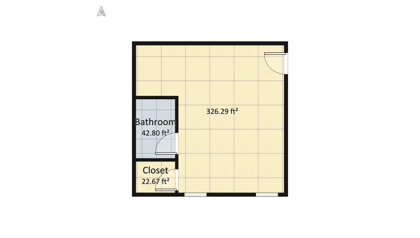 College Dorm floor plan 39.21