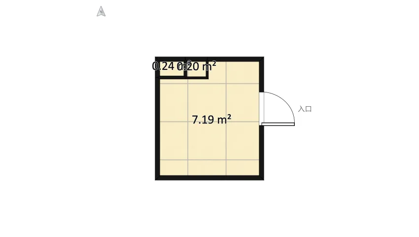 Bathroom floor plan 8.46