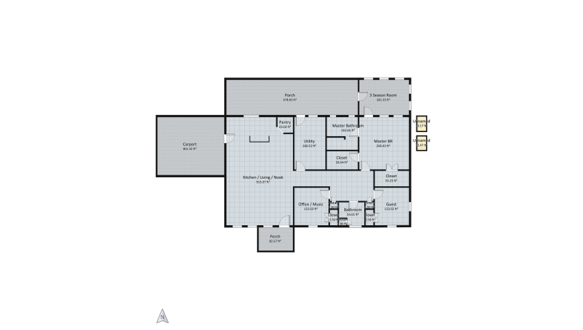 36 x 60 McHouse floor plan 290.12