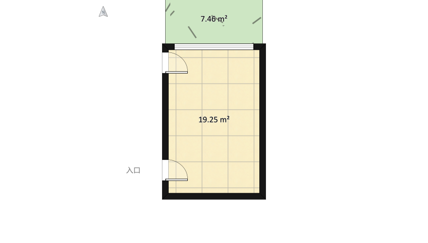 Small modern/luxury living room floor plan 28.94