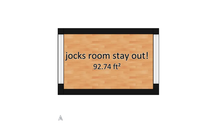 A Jocks bedroom floor plan 8.62