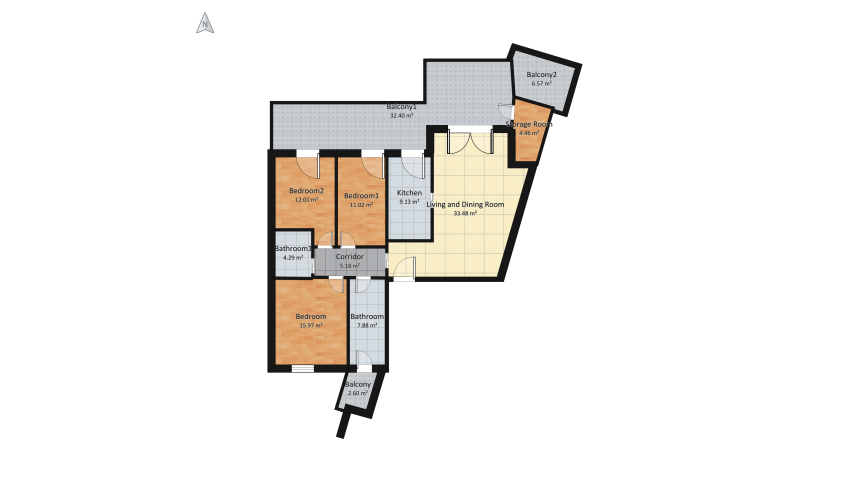 Complesso Residenziale floor plan 166.9