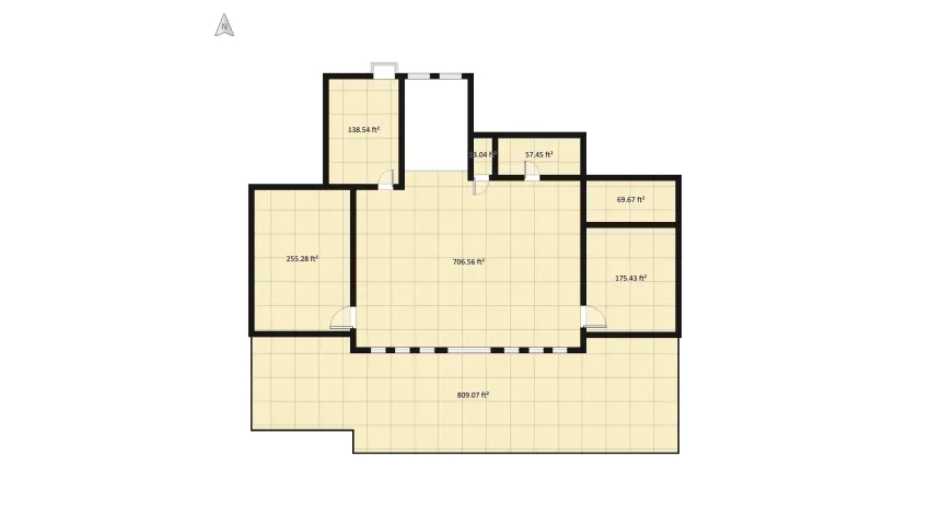 Swinney Cabin floor plan 456.84