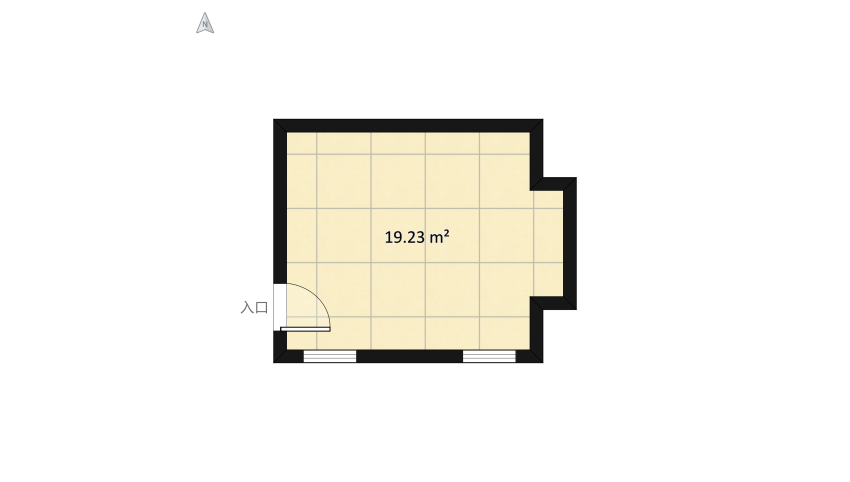 Bohemian Style Bedroom floor plan 80.47