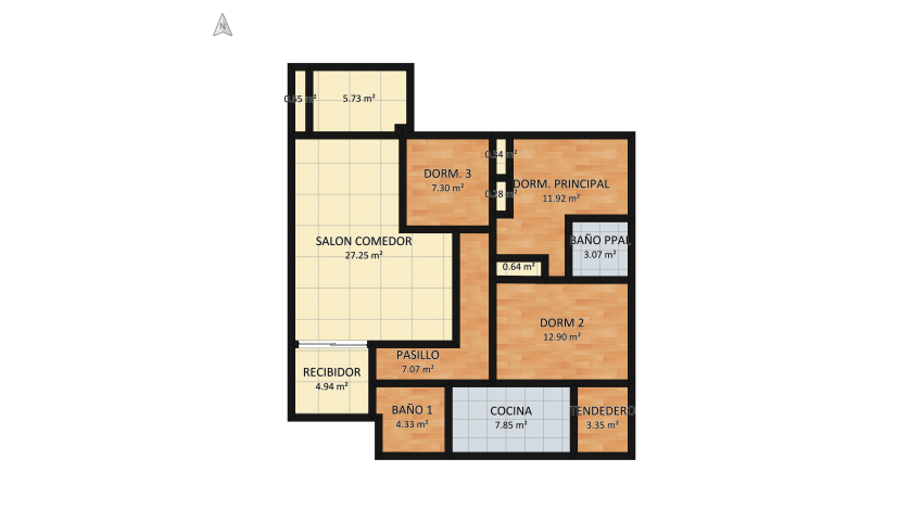 JAMIE´S DESIGN floor plan 116.37