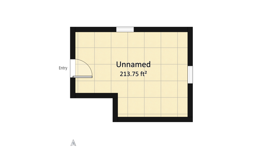 Dorm Room floor plan 19.86