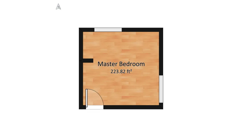Earthy Tones Master Bedroom floor plan 23.2