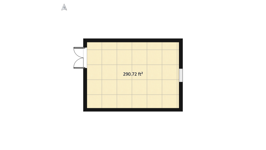 Sala de estar estilo Industrial floor plan 29.53