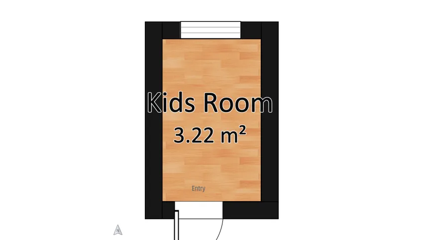 The smallest kidsroom ever floor plan 3.23