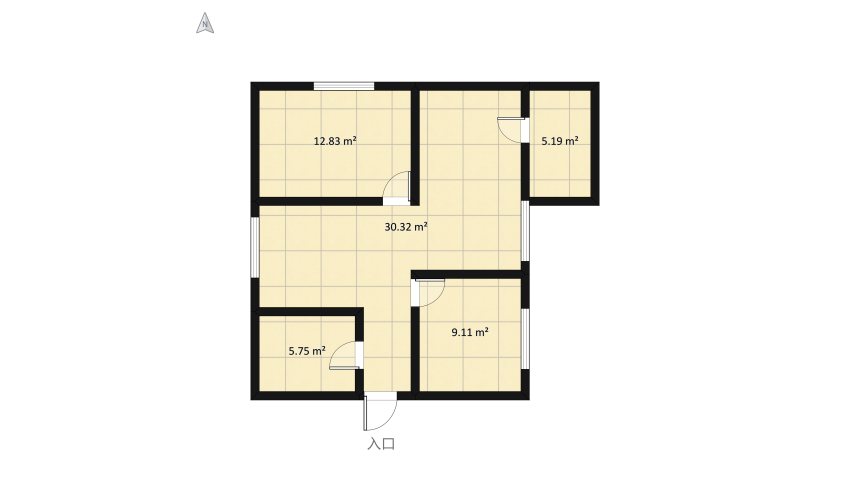 unnamed floor plan 72.78
