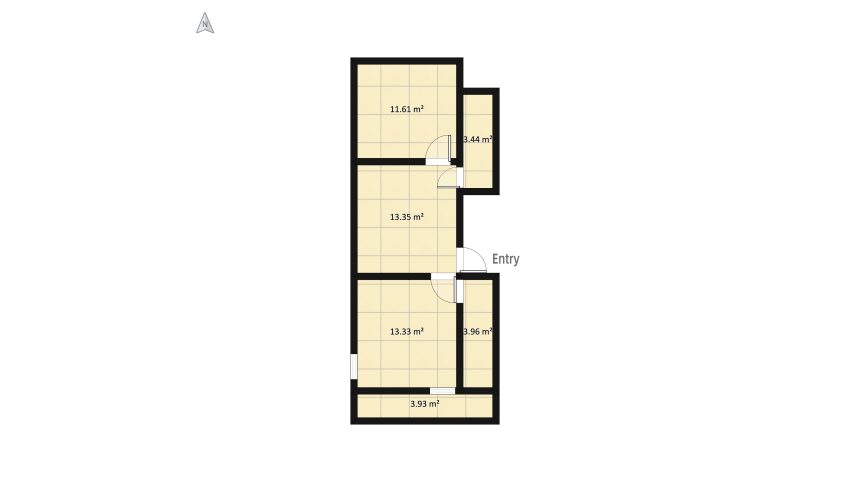 living,bed,children rooms floor plan 56.52