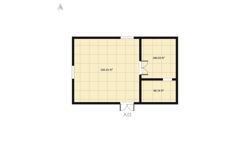 small apartment floor plan 167.34