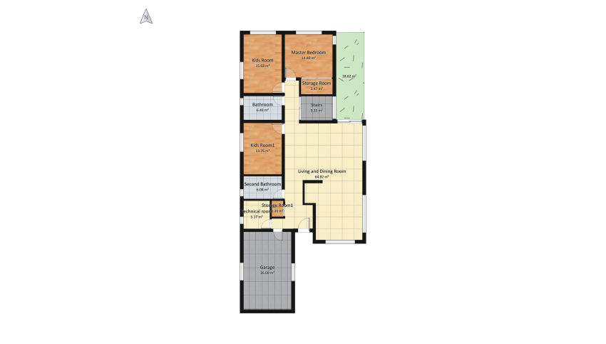 Proiect casa V12 floor plan 202.56