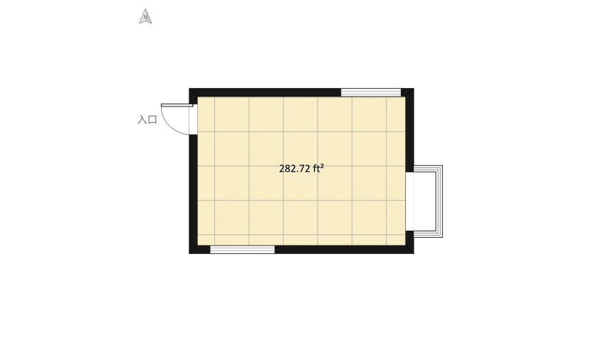 BEDROOM FOR 2 KIDS floor plan 28.82