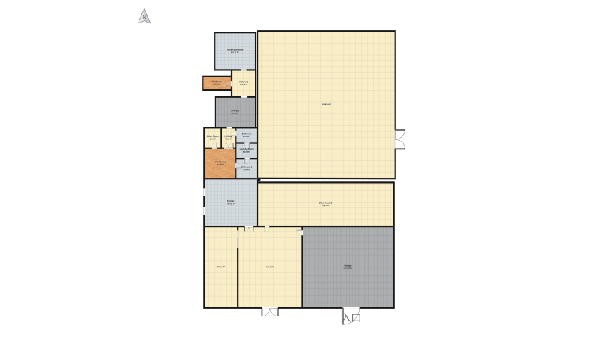 Family house party floor plan 1466.6