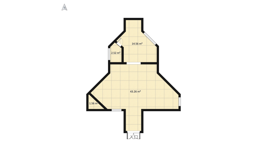 #ChristmasRoomContest TreeHouse floor plan 69.4