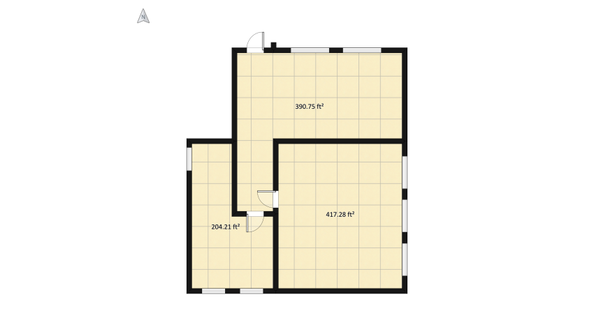 Apartment  floor plan 206.7