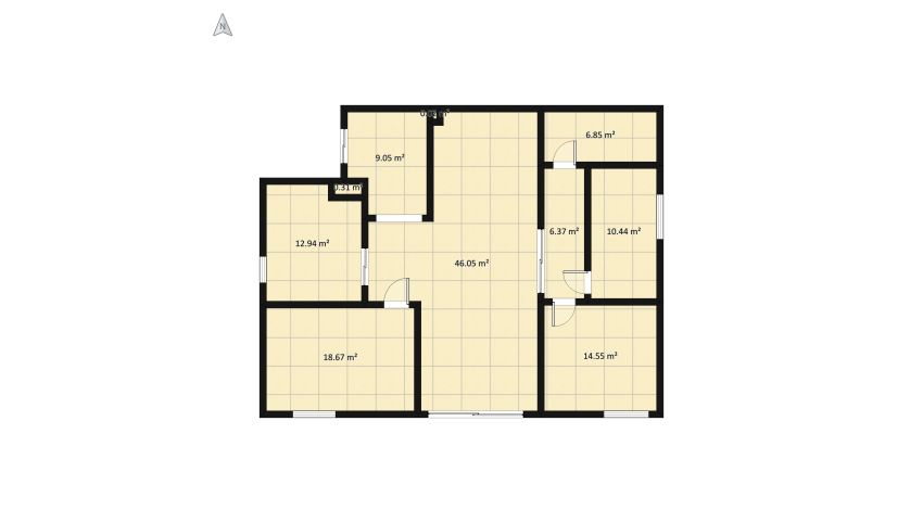 Nyaraló floor plan 141.83