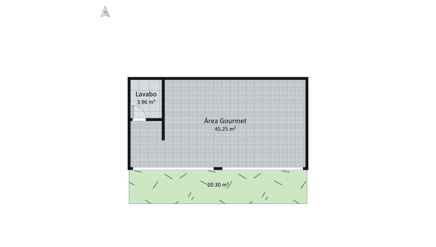 Copy of área gourmet floor plan 72.58