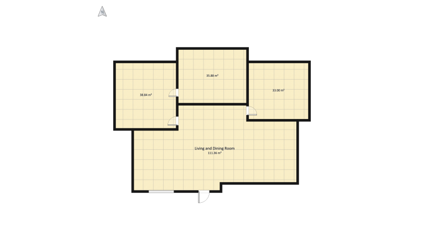 Apartment floor plan 233.87