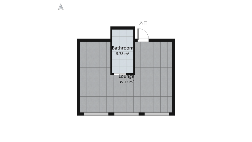 #MiniLoftContest floor plan 57.58