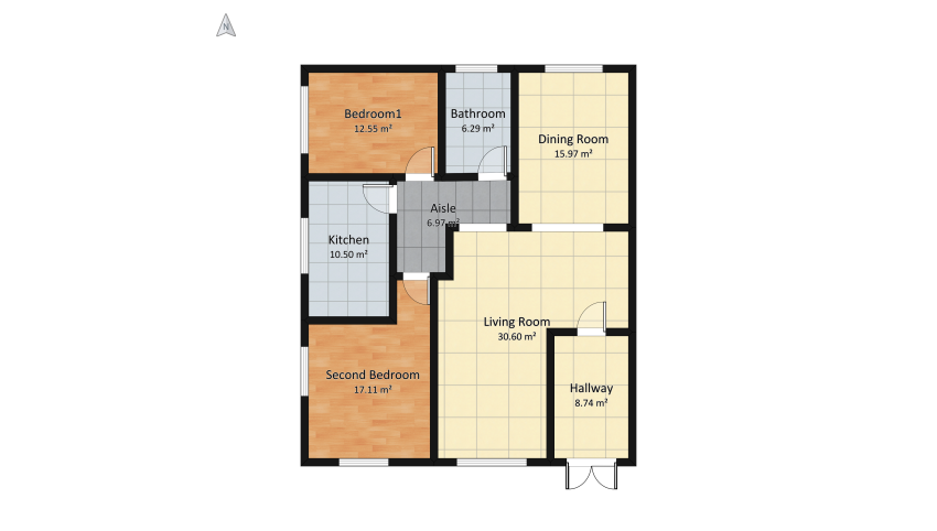 Apartment floor plan 124.03