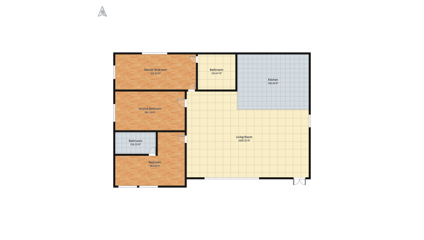 【System Auto-save】Single Story House(Ashwiny Sriraj)  floor plan 412.96