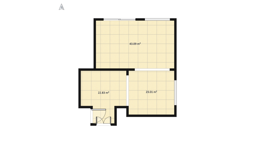 Kitchen floor plan 46.4