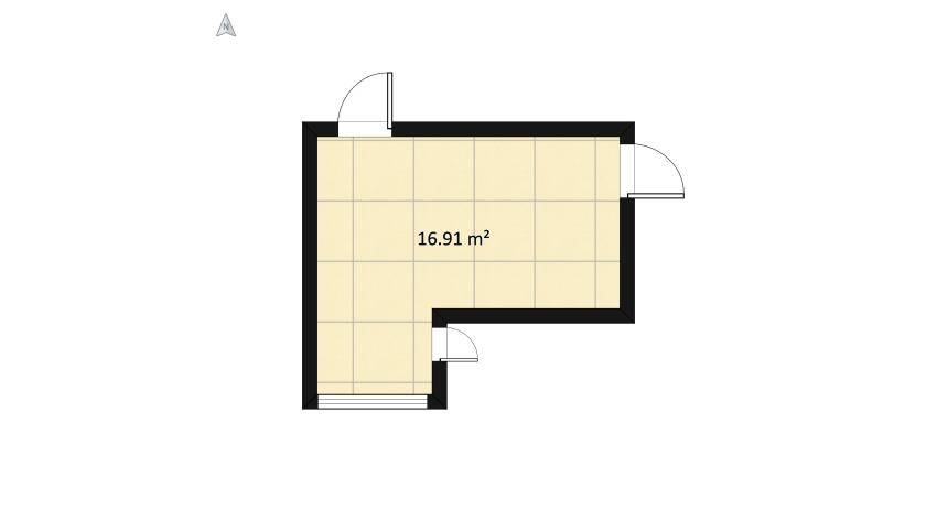 Tiny living area for young couple floor plan 19.2