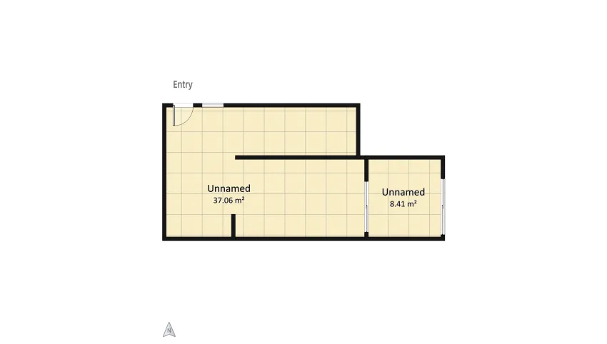 Apartamento floor plan 45.47