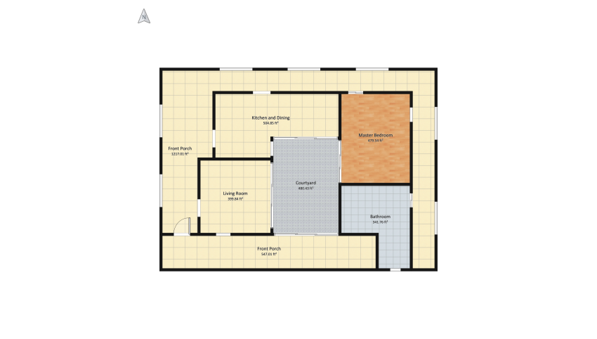 Mid Century Desert floor plan 403.23