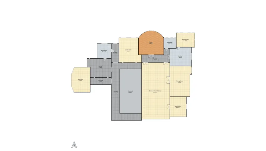 Knight Manor floor plan 946.78